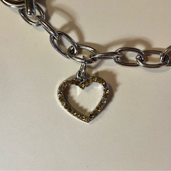 Silver Shoe Charm Bracelet Size 7.5 - Picture 12 of 12